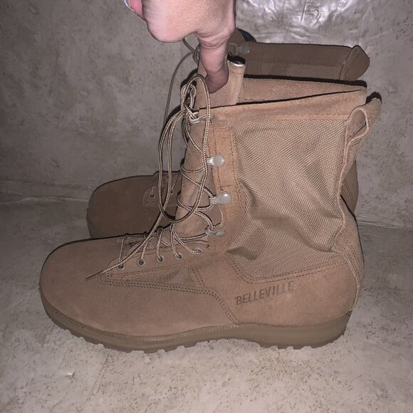 Belleville Military Infantry Brown Lace Up Goretex Combat Boots Size 13.5 R - Picture 3 of 9